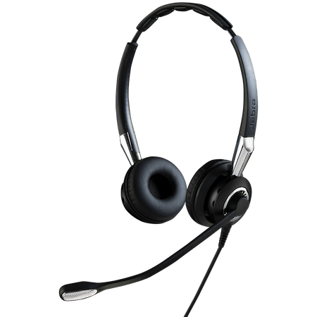 GN-2400DUOUNC De Biz 2400 II is een professionele, bedrade headset met een superieure geluidsonderdrukkende microfoon die helpt achtergrondgeluid te elimineren voor een betere klantervaring.